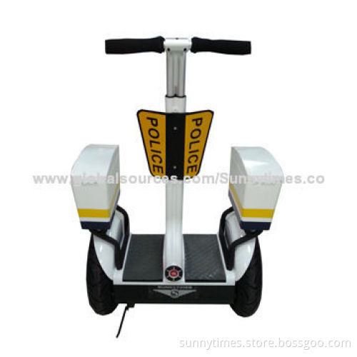 Police 2-wheel Self-balancing Personal Mobility Scooter, New Sound Alarm Function